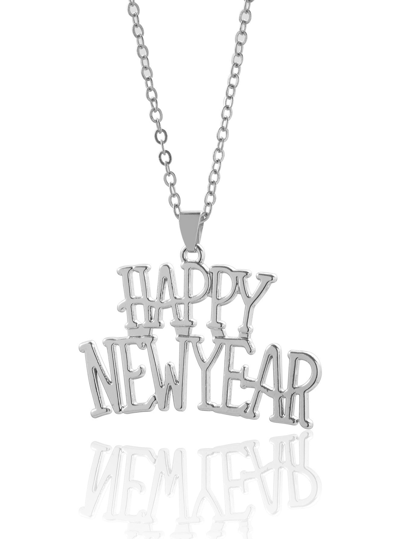 Happy New Year Letter Necklace