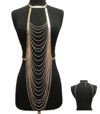 Long Body Chain Necklace – Elegant & Trendy Body Jewelry