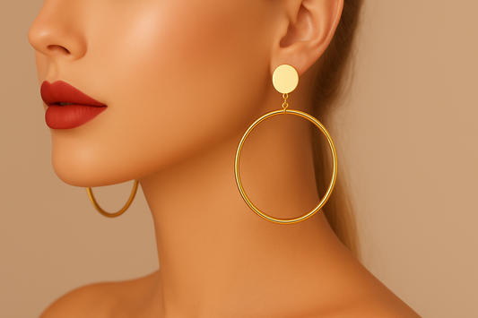 Simple Circle Earrings