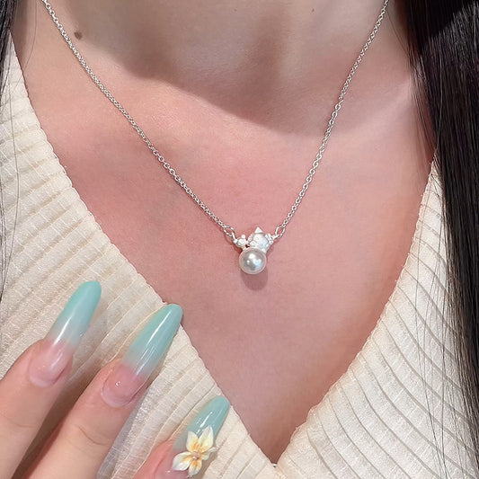 Cute Cat Pendant Cartoon Necklace – Playful & Charming Accessory