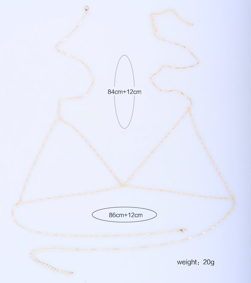 Retro Bikini Body Chain – Fashionable & Simple Statement Jewelry