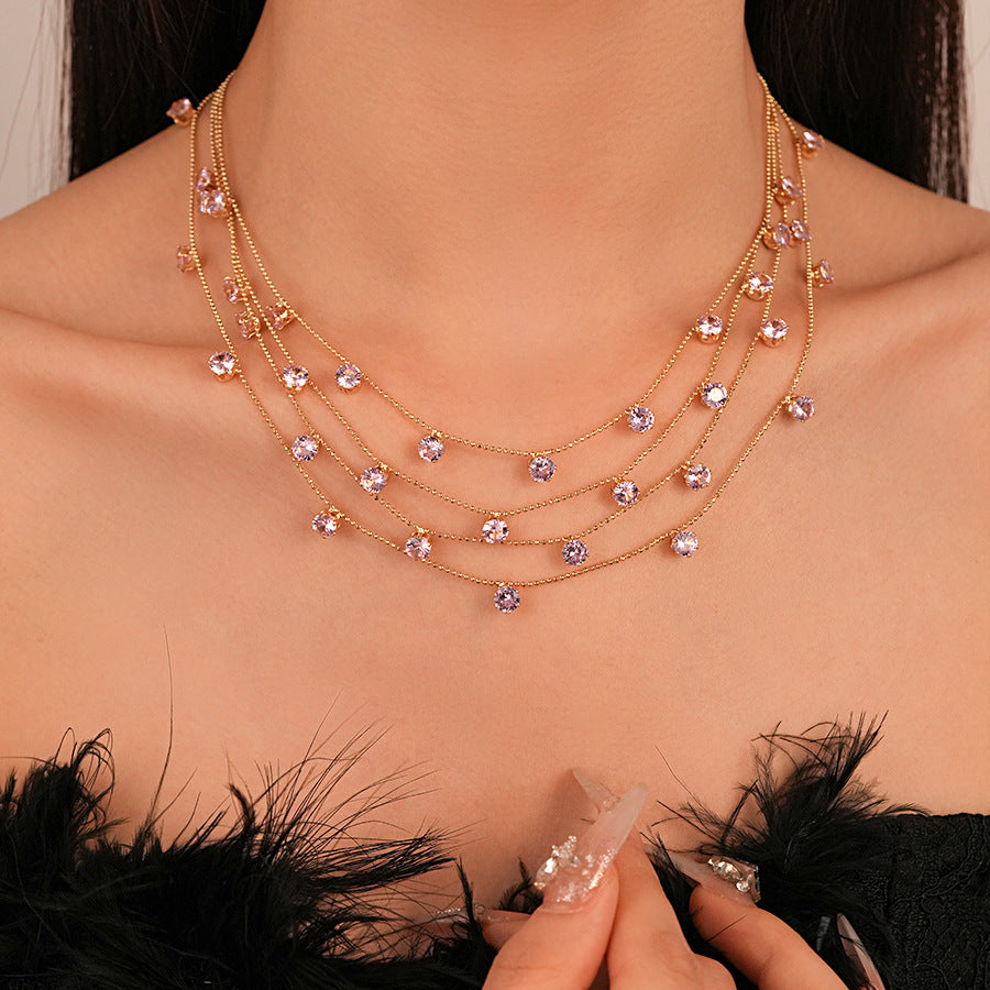 Exaggerated Light Luxury Clavicle Chain
