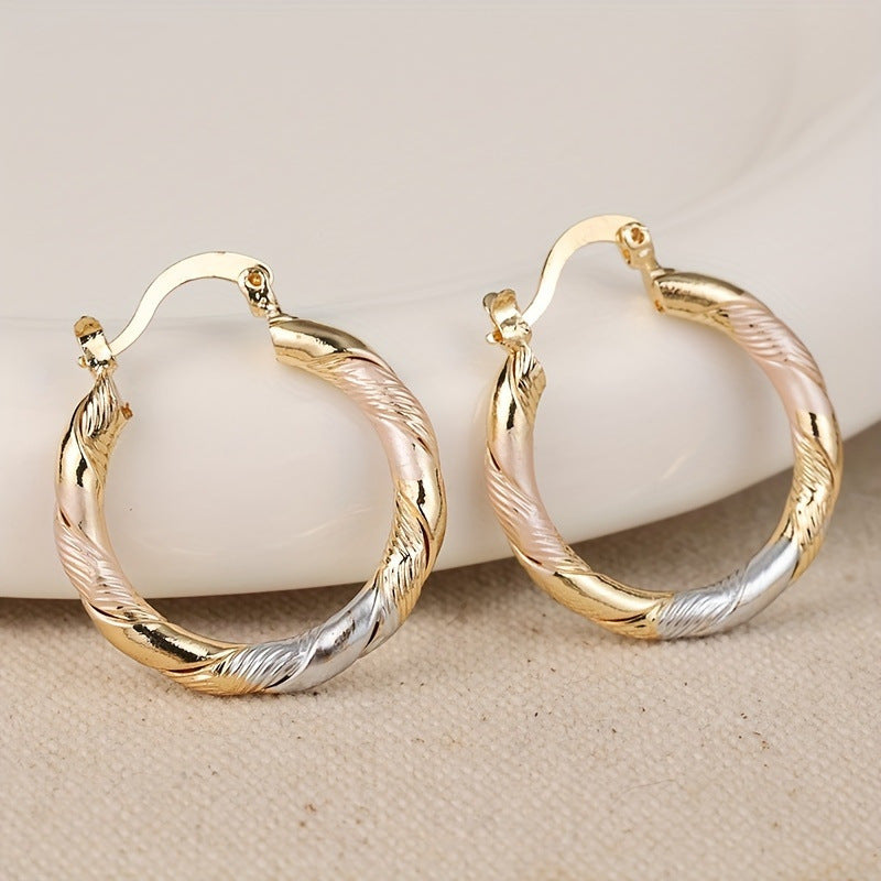 Stylish Colorful Round Earrings