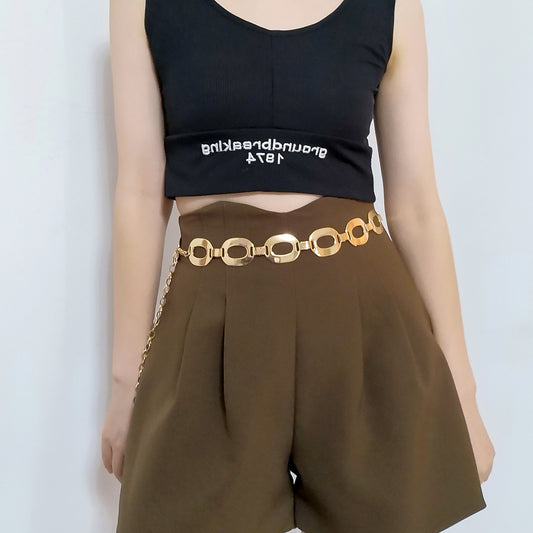 Summer Metal Waist Chain – Minimalist Jewelry for Beach & Casual Wear