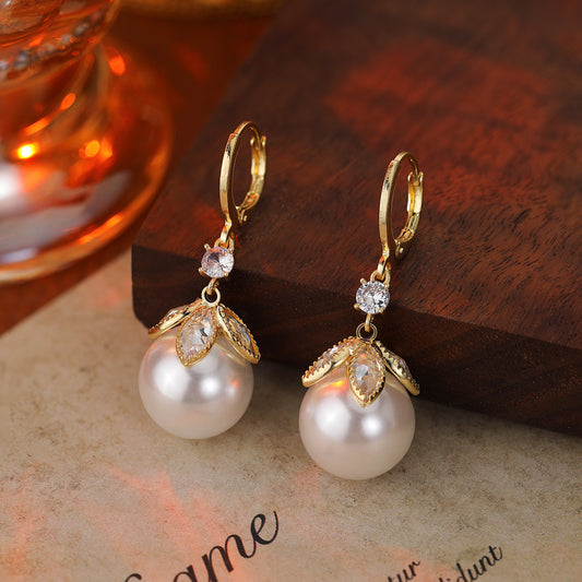 Jequirity Bean Ear Clip — Wild Design Statement Earrings