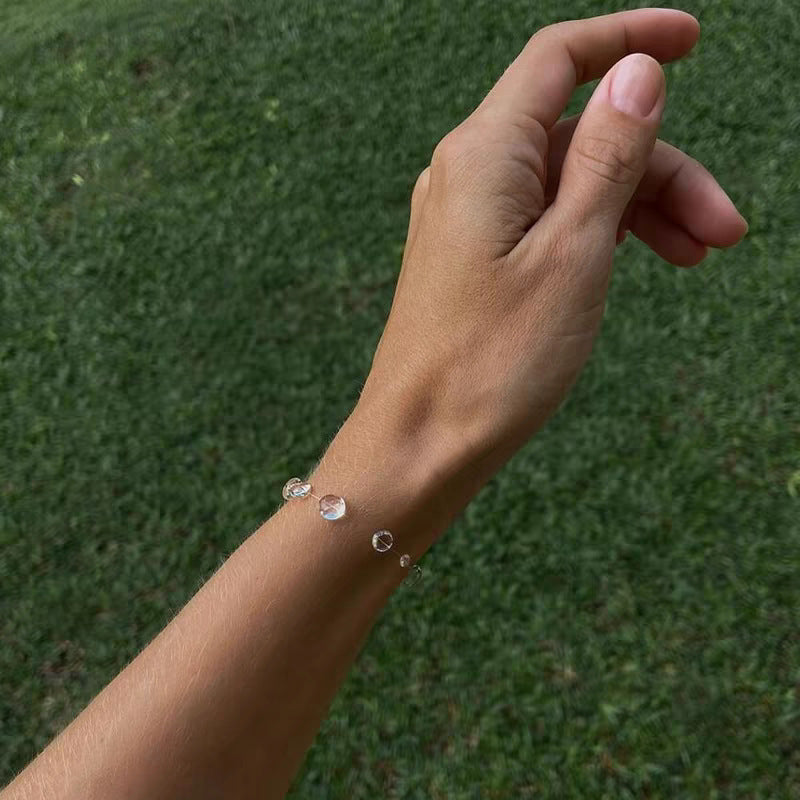 Minimalist Transparent Crystal Jewelry – Cool & Elegant Style