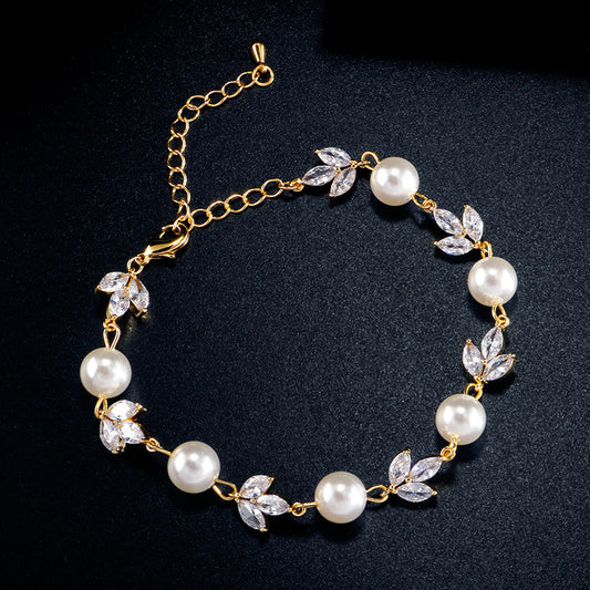 Personalized Simple Micro-Inlaid Zircon Bracelet