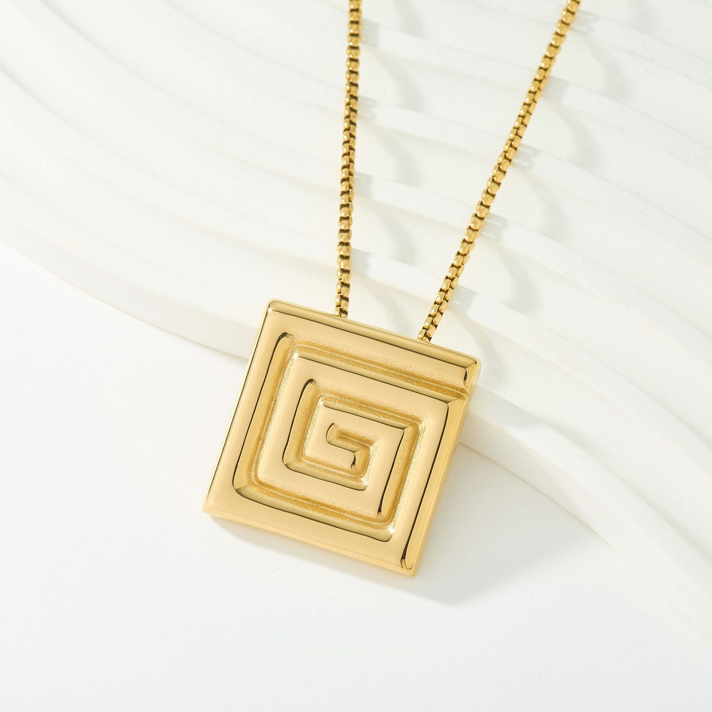 Personalized Minority-Inspired Stainless Steel Necklace – Unique Statement Jewelry