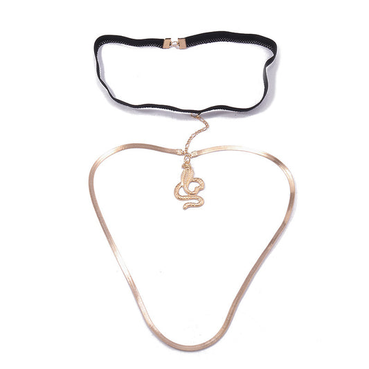 Simple Snake Chain Anklet – Sleek Serpent-Inspired Leg Jewelry
