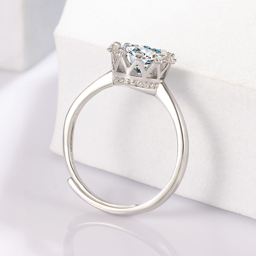 European & American Fashion Crown Ring