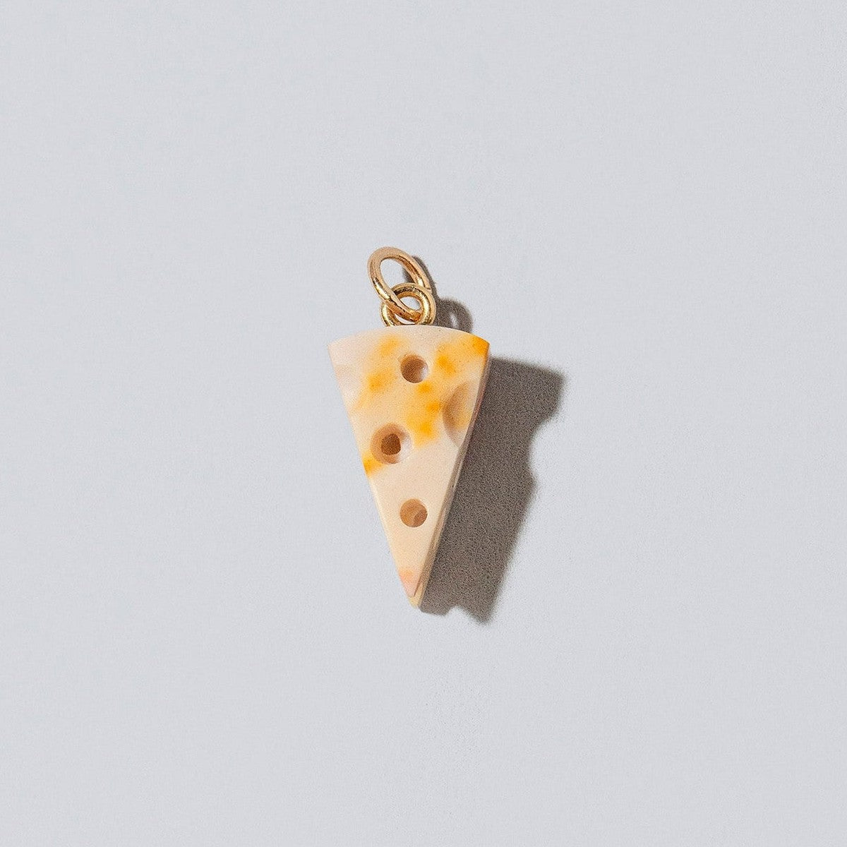 DIY Open End Food Pendant Ring, 18K Gold Plated
