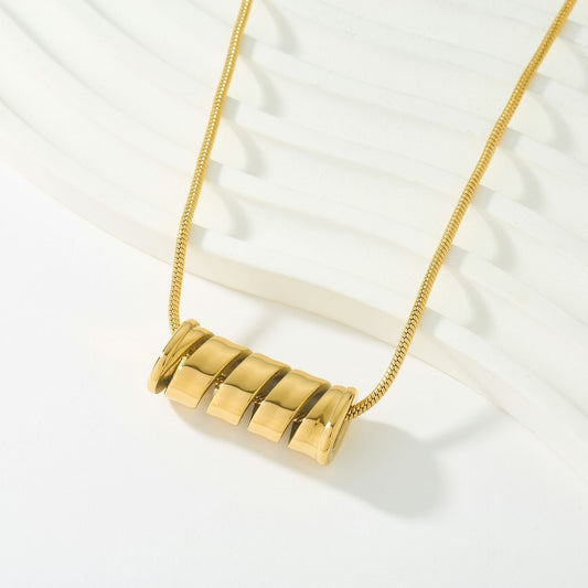 Personalized Minority-Inspired Stainless Steel Necklace – Unique Statement Jewelry
