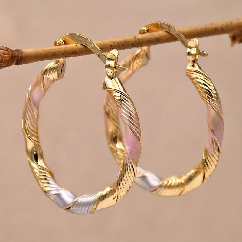 Stylish Colorful Round Earrings