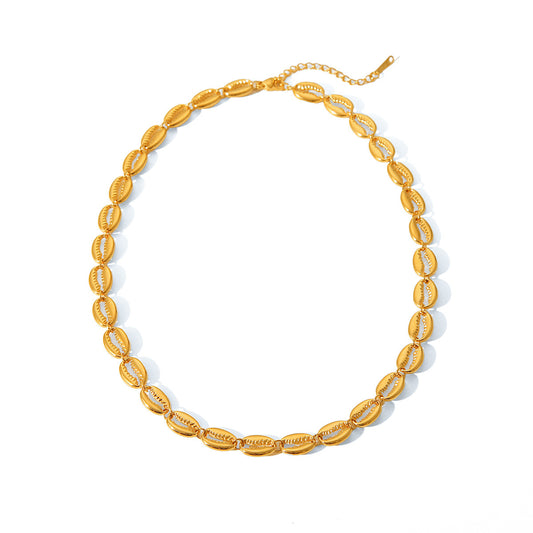 Fashion 18K Gold Plated Handmade Ball Bead Chain