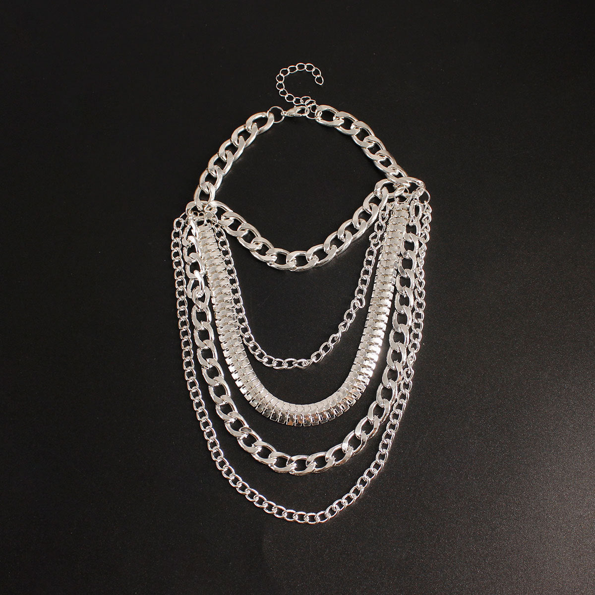 Personality Style Multi-layer Chain Tassel Heel Chain Foot