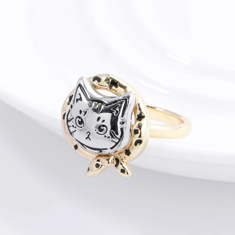 Wrapped Kitten Open Ring — Cute & Cool Original Design