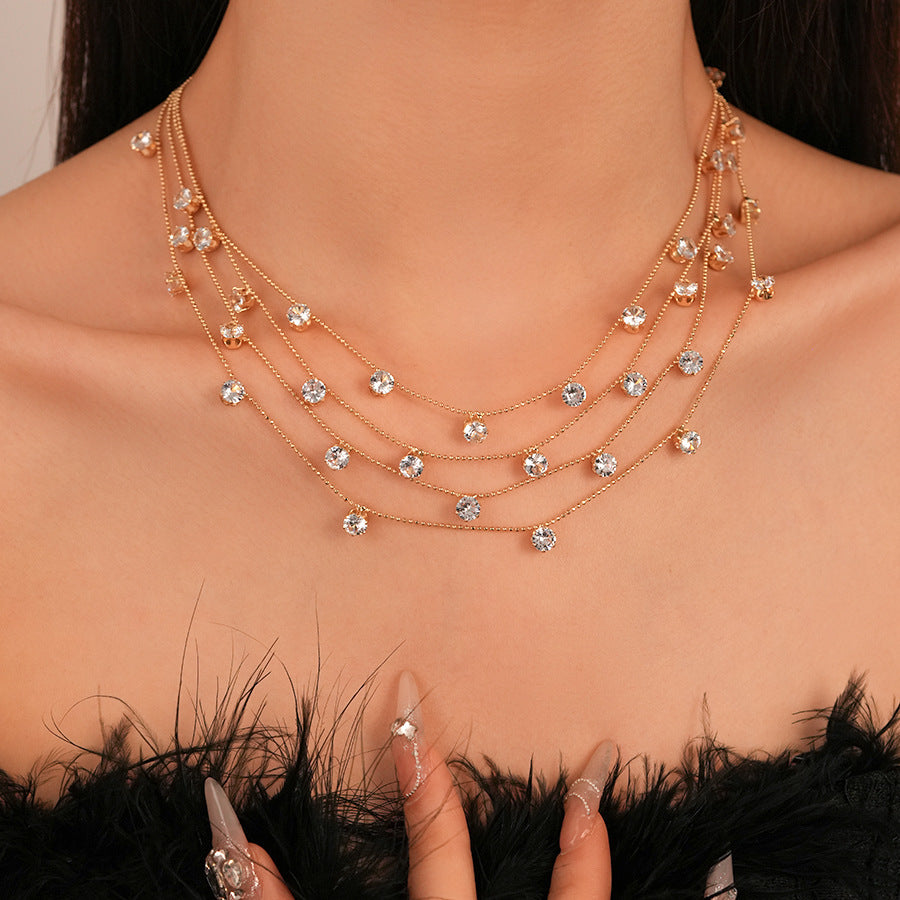 Exaggerated Light Luxury Clavicle Chain