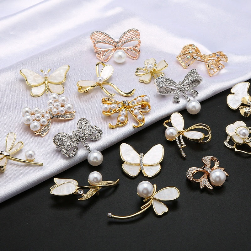 Bowknot Flower Decorative Corsage – Fashion Clothing Accessories