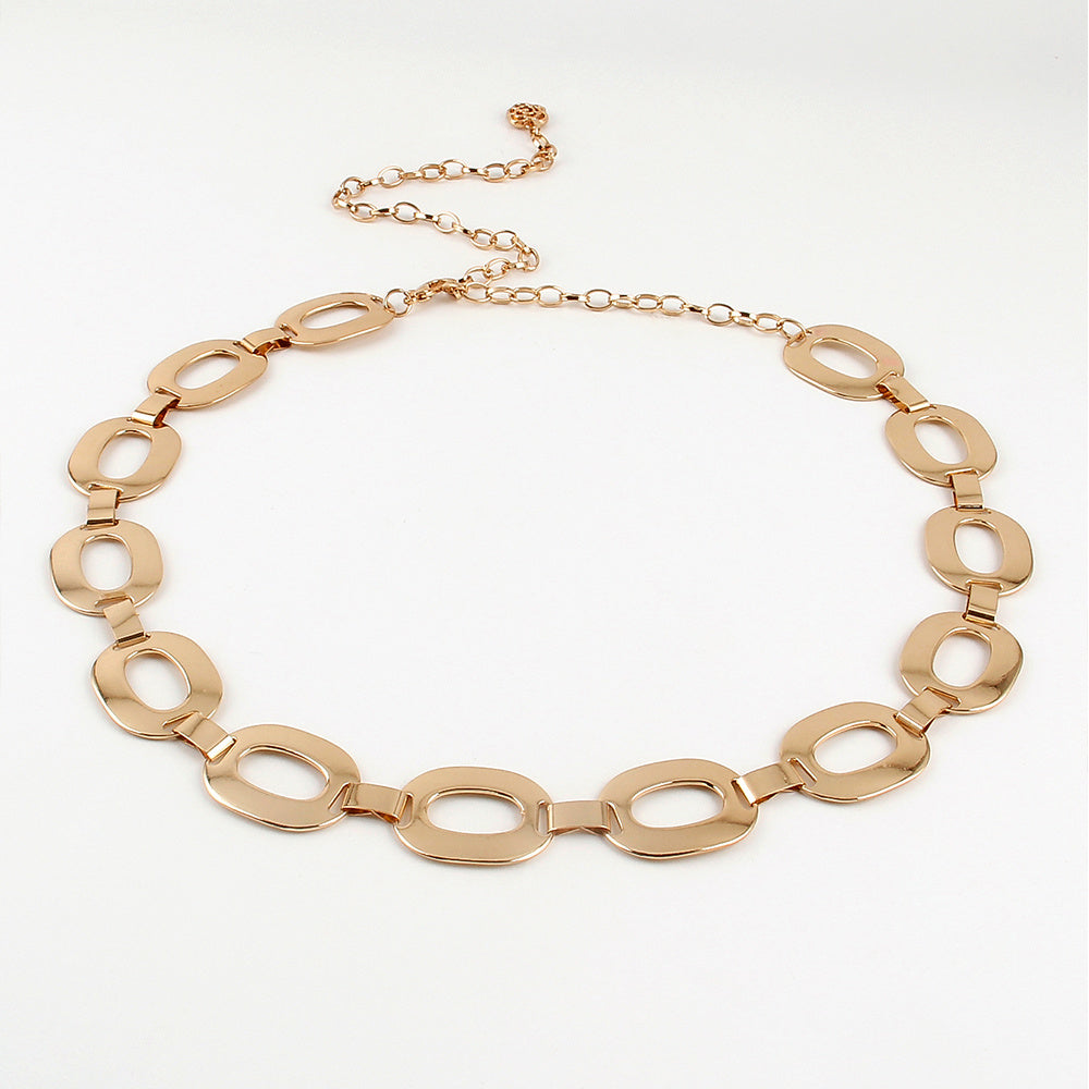 Summer Metal Waist Chain – Minimalist Jewelry for Beach & Casual Wear